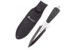 China Notched Edge Carbon Steel Machete Multifunctional Camping 3Cr13 supplier
