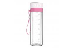 China High Borosilicate Glass Water Bottle With Scale BPA Free Heat Resistant supplier