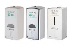 China Hospital Automatic Soap Hands Free Dispenser Wall Hanging Auto Infrared Sensor supplier