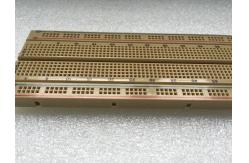 China 840 Point Light Brown Electronic Breadboard Circuits Projects For Beginners supplier