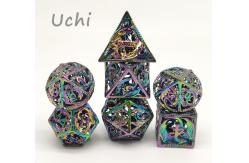 China Lightweight Mini RPG Dice High Temperature Handmade 7 Piece Set supplier