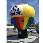 Giant ground helium inflatable advertising balloon for event promotion grand letter for sale
