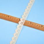 100% Cotton Sustainable Crocheted Embroidery Lace With Beads Home Textile