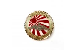 China Personalized Custom Brass Enamelled Custom Challenge Coins One Side with Design supplier