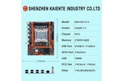 China Intel EXON C612 Chipset 2RAM Lga2011-V3 V4 Gaming Motherboard supplier