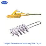 Aluminum Titanium Alloy Bolted Come Along Clamp For OPGW for sale