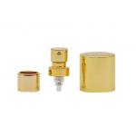 Light Gold Crimp Sprayer Pump Cosmetic Aluminum Perfume Mist Sprayer For Bottles for sale