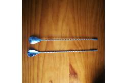China Long Handle Made Custom Bar Spoon Metal Cocktail Twisted Mixing Spoon supplier