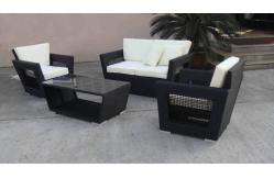 China 5pcs PE wicker patio furntiure supplier
