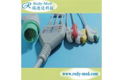 China Spacelabs 17 Pin 3 Leads ECG Cables And Leadwires Direct Connect IEC Clip supplier