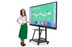 China Universal 98 Inch Interactive Display , IR Touch Interactive Meeting Room Screens supplier