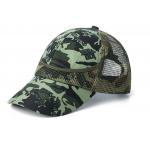 100% Polyester Mesh Unisex Adjustable Sport Casual Cap