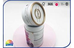 China 4C Print Round Paper Packaging Tube Embossing Inner Eco Friendly supplier