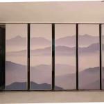 Custom Made Workstation Sliding Folding Partition Walls Panel 85mm Thickness for sale