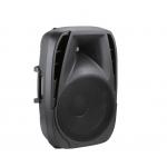15 inch Active Speaker System Portable PA with Battery handle and wheels , Trolley speakers for sale