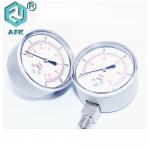 Filled Oil Dry Type Back Entry Bottom Connection High Gas Pressure est Gauge for sale