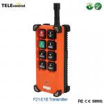 Telecontrol  8 push buttons industrial remote control F21-E1B transmitter for sale