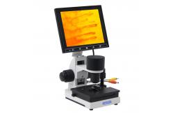 China A33.0220 Biological Microscope With 8 Inch LCD 400x LED Light Angle Adjust supplier