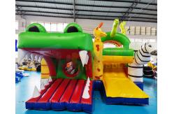 China Alligator Bouncy Castle Inflatable Bouncer Slide Digital Printing supplier