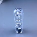 Flower Resin Shift Knob Logo Customized LED Car Gear Knob for sale