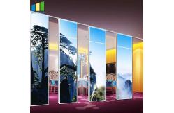 China Fabric Surface Acoustic Partition Walls With Sliding Aluminium Track High Stable supplier