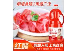 China Seafood Dark Red Sweet Vinegar Condiment In Cooking 1.8L supplier
