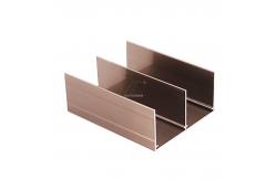 China Sliding Door Wardrobe Aluminium Profile 6063 T5 Anodized Blown supplier