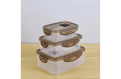 China Rectangle Airtight lunch Fresh Keeping Crisper Box supplier