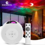 Portable RGB Moon Projector Night Light , Durable Stars And Moon Projector Lamp for sale
