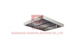 China Ceiling Acrylic Transparency Passenger Elevator White Arch Light Emitting Panel supplier