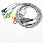 DMS 7 Leads Holter Ecg Cords , HDMI Ecg Cable Connectors Snap Patient Holter Ecg Recorder for sale