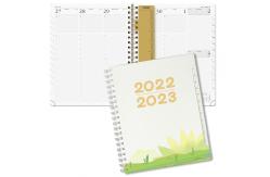 China 10.5inchx8.5inch Monthly Weekly Planner 2023 2023 Transparent Spiral supplier