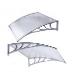 Manual Sun Protect Polycarbonate Window Door Awning Canopy Sheet Self Clean for sale