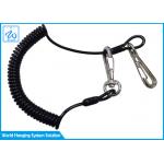 OEM PU Coated Retractable Tool Lanyard With Carabiner for sale