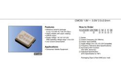 China 32.768kHz XO CMOS Crystal Oscillator KC2520B32K7680CM2ESH supplier