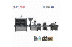 China Lube Oils Packaging Line 1L-5L With Auto Filling Capping Sealing Labeling Machines supplier