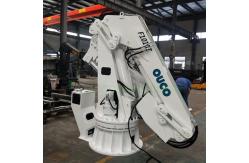 China Space Save Foldable Telescopic Offshore Pedestal Crane Knuckle Boom 0.6t 8m supplier