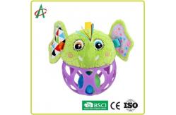 China Food Grade L14cm Baby Plush Rattle Hand Fine Movement Training supplier