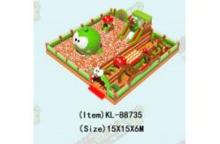 China Vibrant Cartoon Kids' Playground: Slides and More Adorable Cartoon - Style supplier