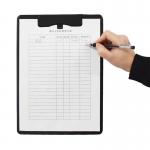 Magnetic Warehouse Office Clipboards A4 Plastic Clipboard MCB1912 for sale