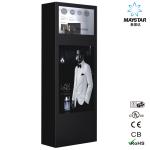 Customized Transparent LCD Screen Two Tempered Glass Structure for sale
