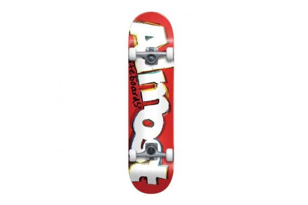 Almost Skateboards Neo Express Red Complete Skateboard First Push - 8 x 32