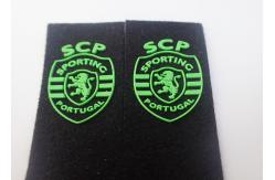 China Embossed Felt Backing Injection Rubber Custom Clothing Patches supplier