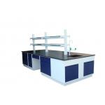 Multifunctional Hospital Lab Furniture Science Bench Antirust Fireproof