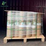 60gsm Unbleached Brown MG Ribbed Kraft Paper For Carrier Bags 762mm x 300m for sale
