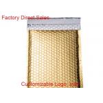 Aluminum Foil Metallic Bubble Mailers Self Adhesive Seal Shiny / Matte With Logo