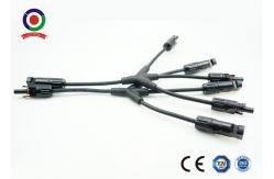 China Multi Solar Branch Connector Good Flexibility Lower Contact Resistant CE / ISO9001 supplier