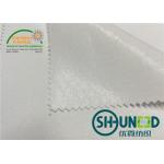 100% Polyester Interlining Fabric With Flat Coating HDPE For Casual Shirt for sale