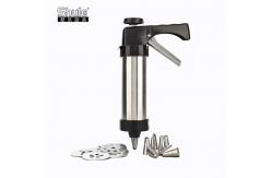 China ABS SS Steel Biscuit Press Machine Sliver LFGB Hand Operated Home Use supplier