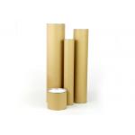 Movable Metal Cap Paper Composite Cans Without Label Map Packaging Tubes for sale